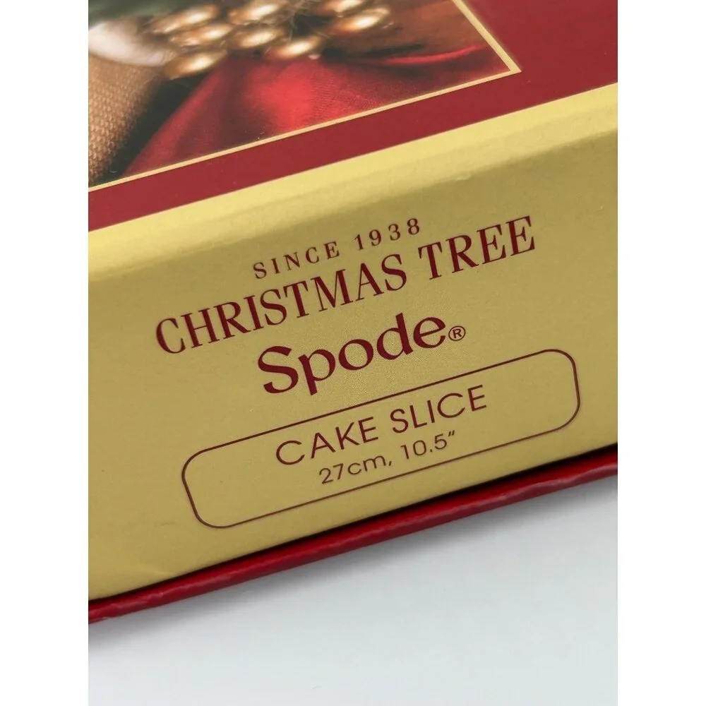 Spode Christmas Tree Cake Slicer Server 10.5